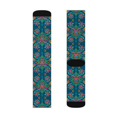 Sublimation Socks, Taurus, Zodiac v2, Jewel Pattern