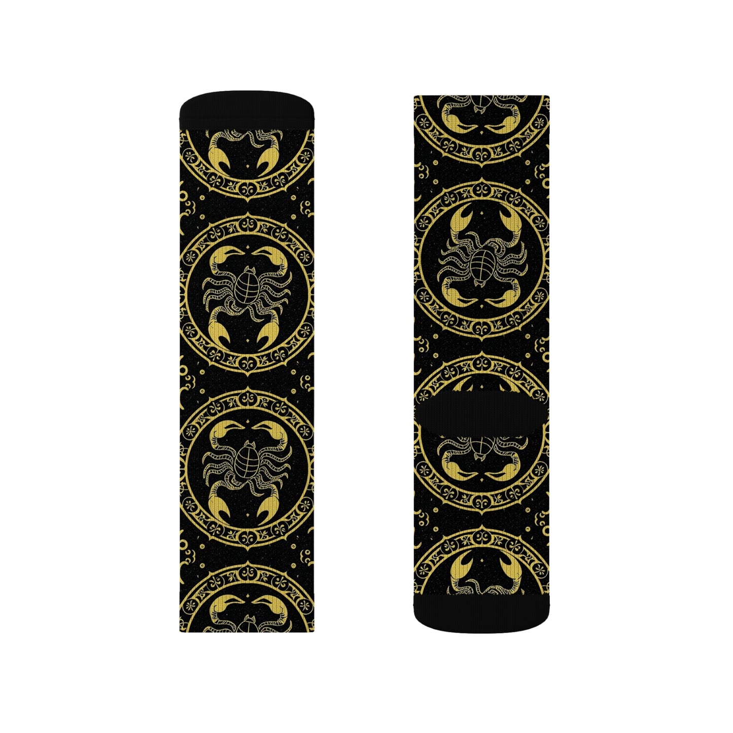 Sublimation Socks, Scorpio, Zodiac v1, Pattern