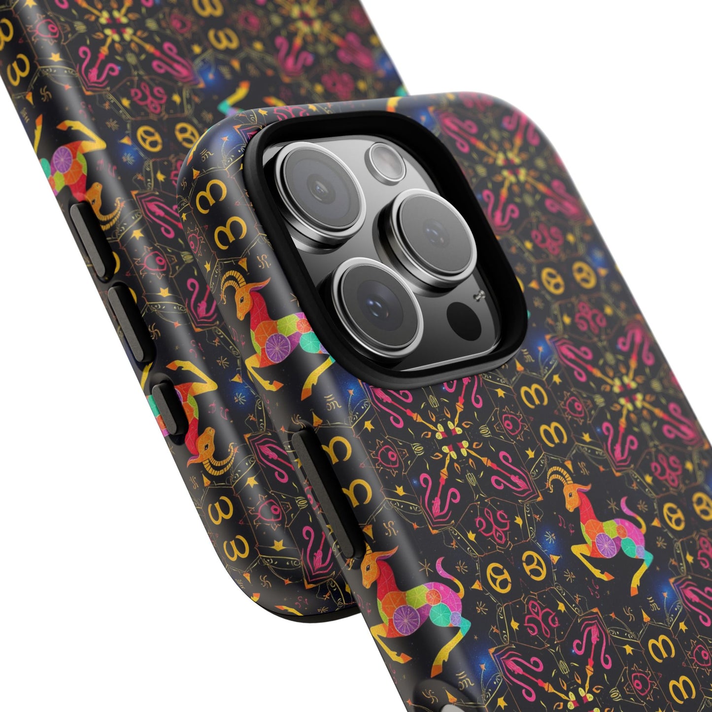 Tough Cases, Capricorn, Zodiac v2, Metal Pattern