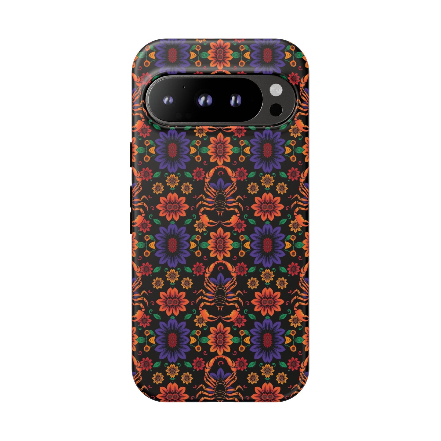 Tough Cases, Scorpio, Zodiac, Flower Pattern
