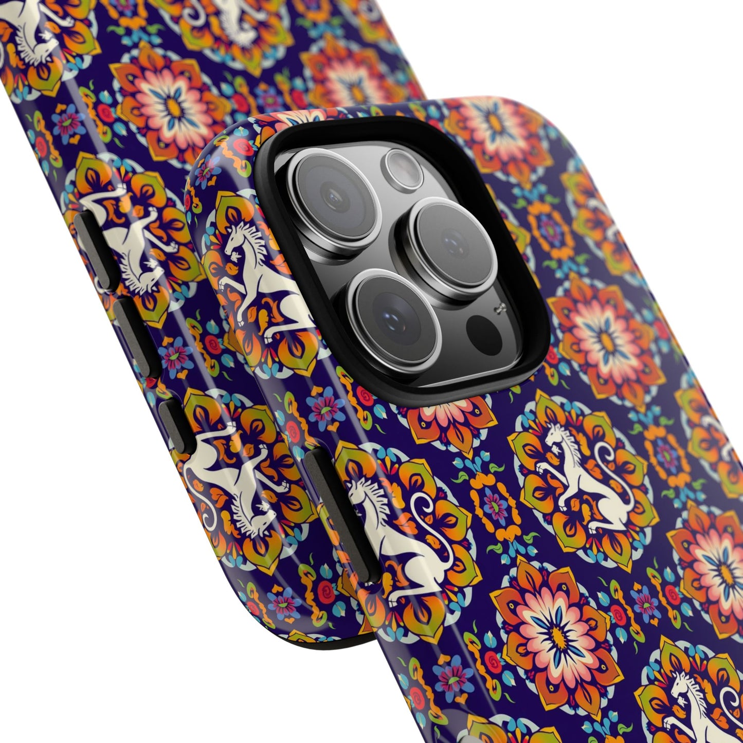 Tough Cases, Virgo, Zodiac v3, Flower Pattern