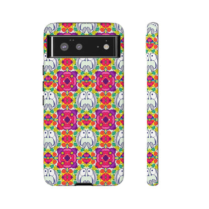 Tough Cases, Pisces, Zodiac v2, Flower Pattern