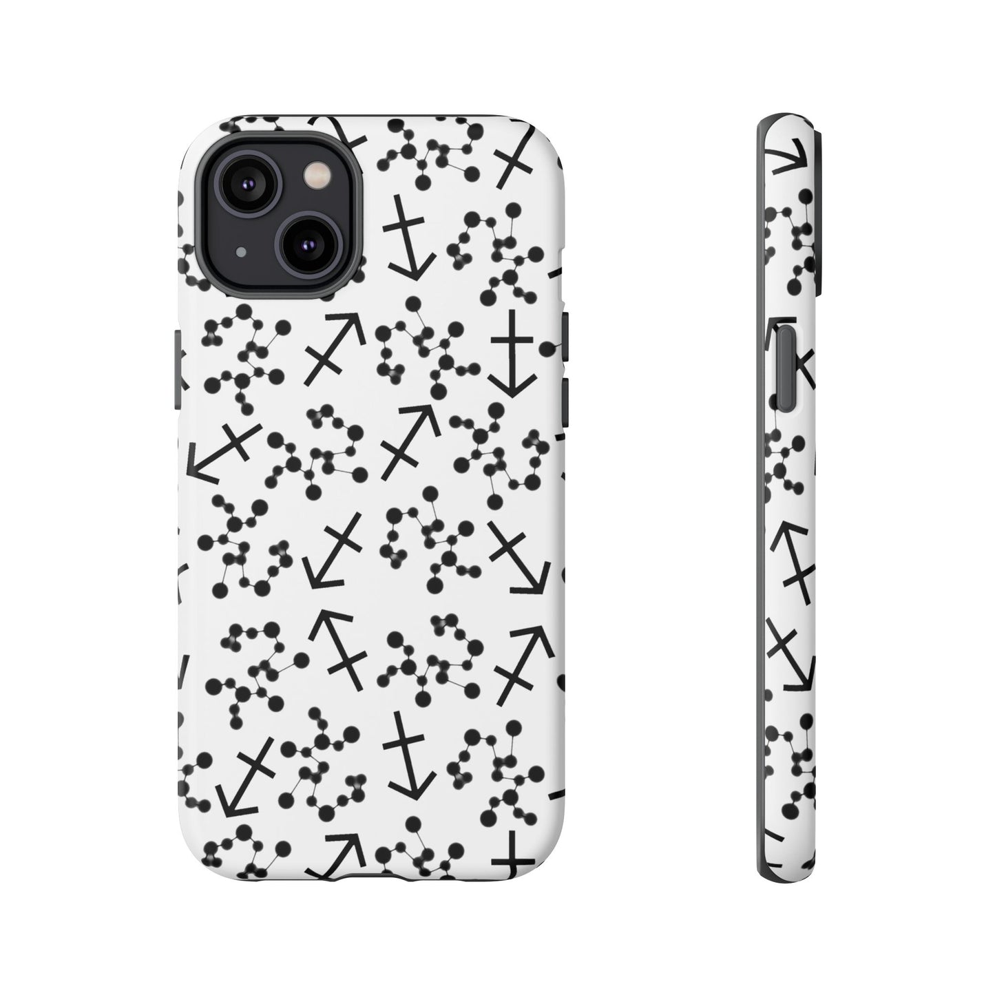 Tough Cases with the Sagittarius Zodiac sign for iPhone, Samsung Galaxy, and Google Pixel devices