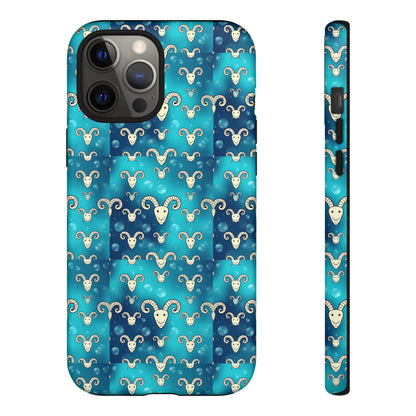 Tough Cases, Aries, Zodiac v1, Bubble Pattern
