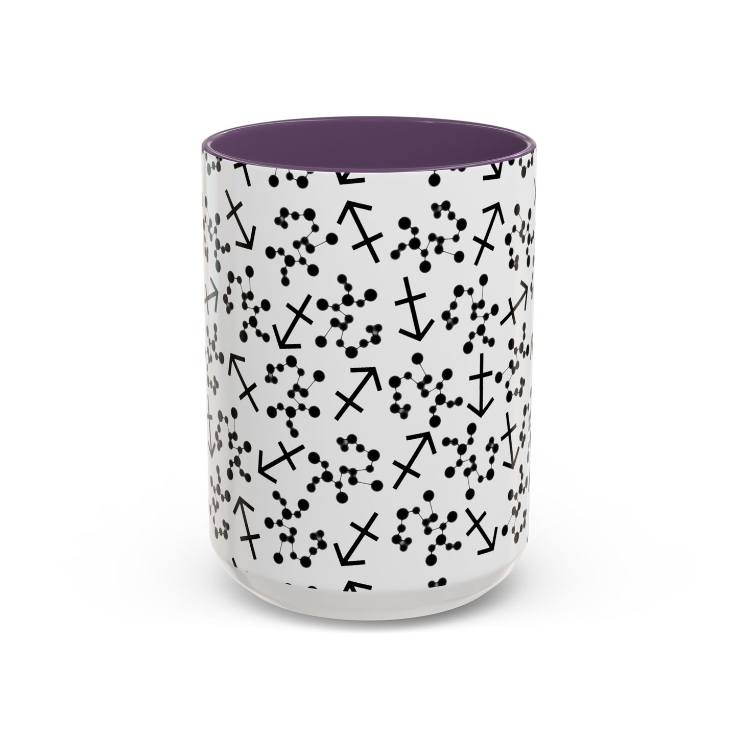 Accent Coffee Mug with the Sagittarius sign (11, 15oz)