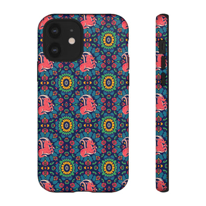Tough Cases, Capricorn, Zodiac v1, Flower Pattern
