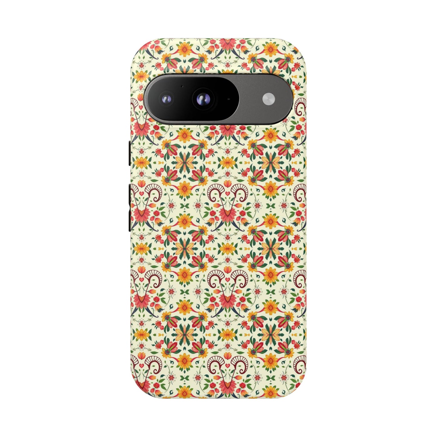 Tough Cases, Aries, Zodiac, Flower Pattern