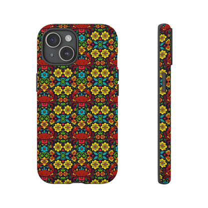 Tough Cases, Cancer, Zodiac v2, Flower Pattern