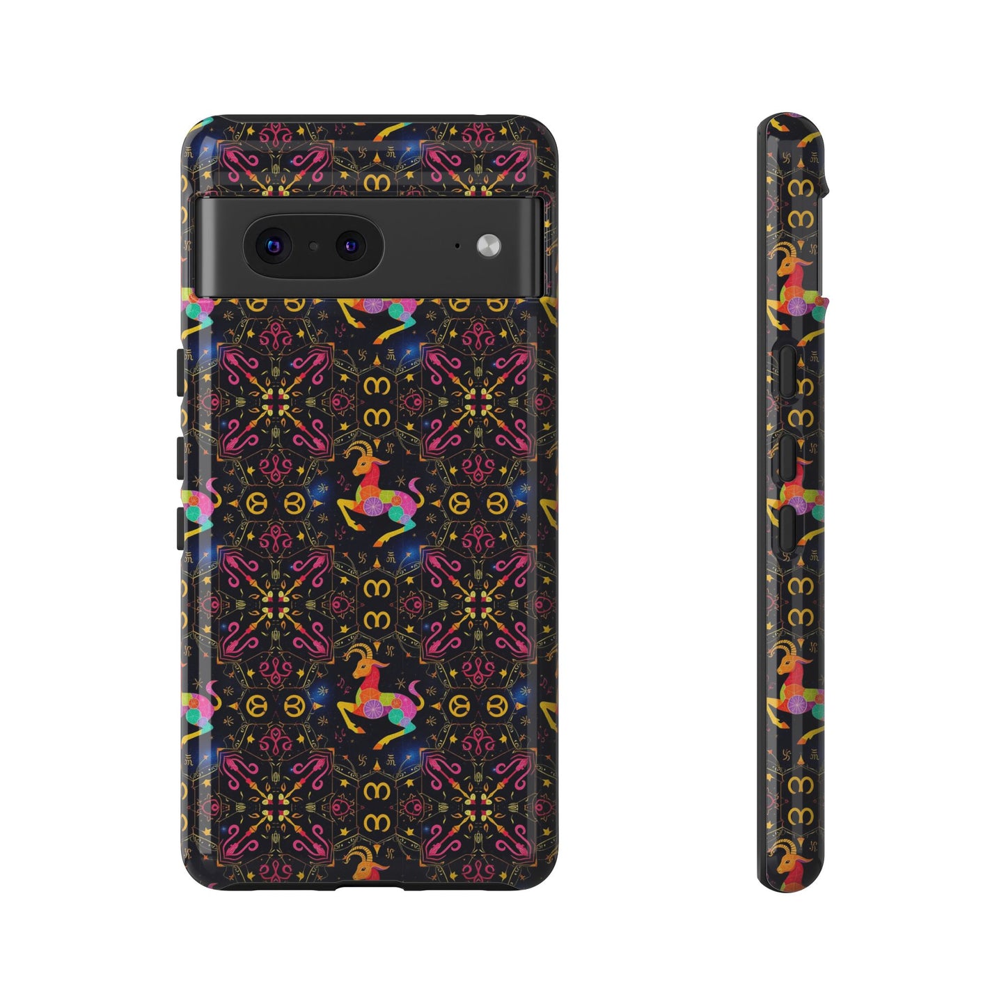 Tough Cases, Capricorn, Zodiac v2, Metal Pattern
