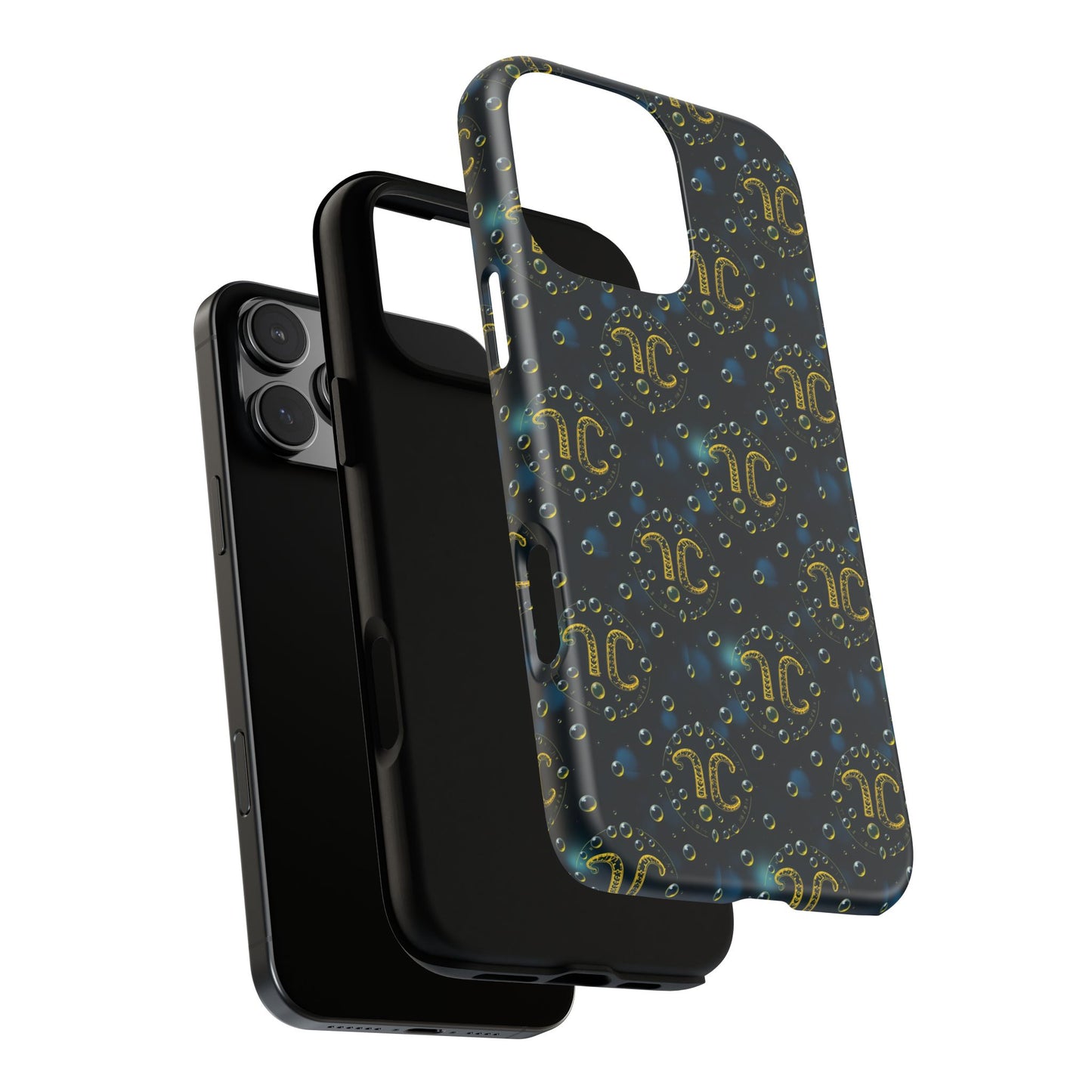 Tough Cases, Aquarius, Zodiac v2, Bubble Pattern