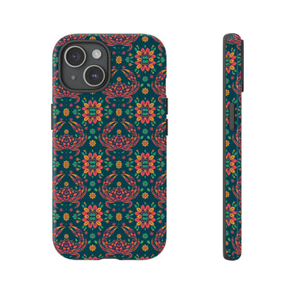 Tough Cases, Cancer, Zodiac v4, Flower Pattern