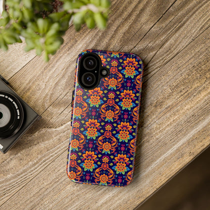 Tough Cases, Cancer, Zodiac, Flower Pattern