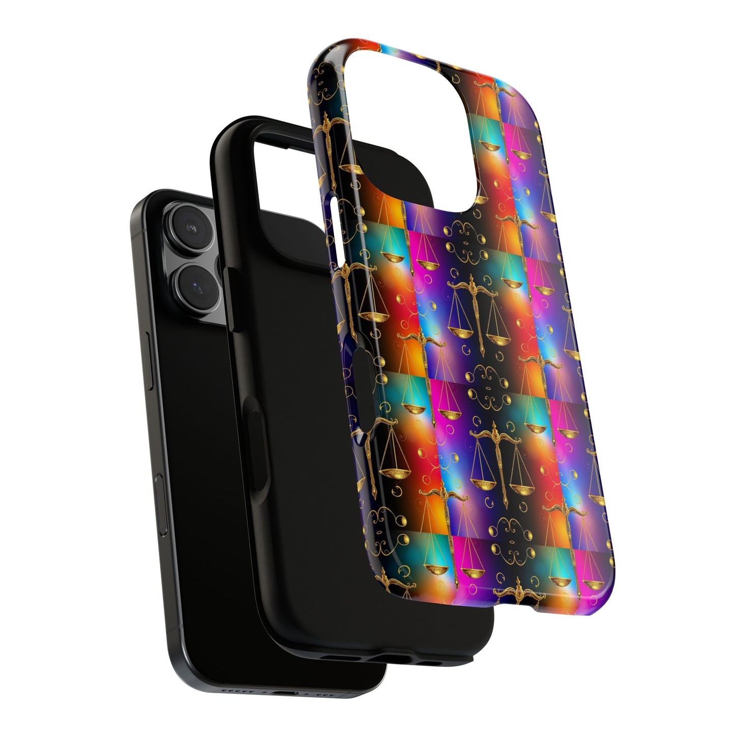 Tough Cases, Libra, Zodiac v1, Metal Pattern