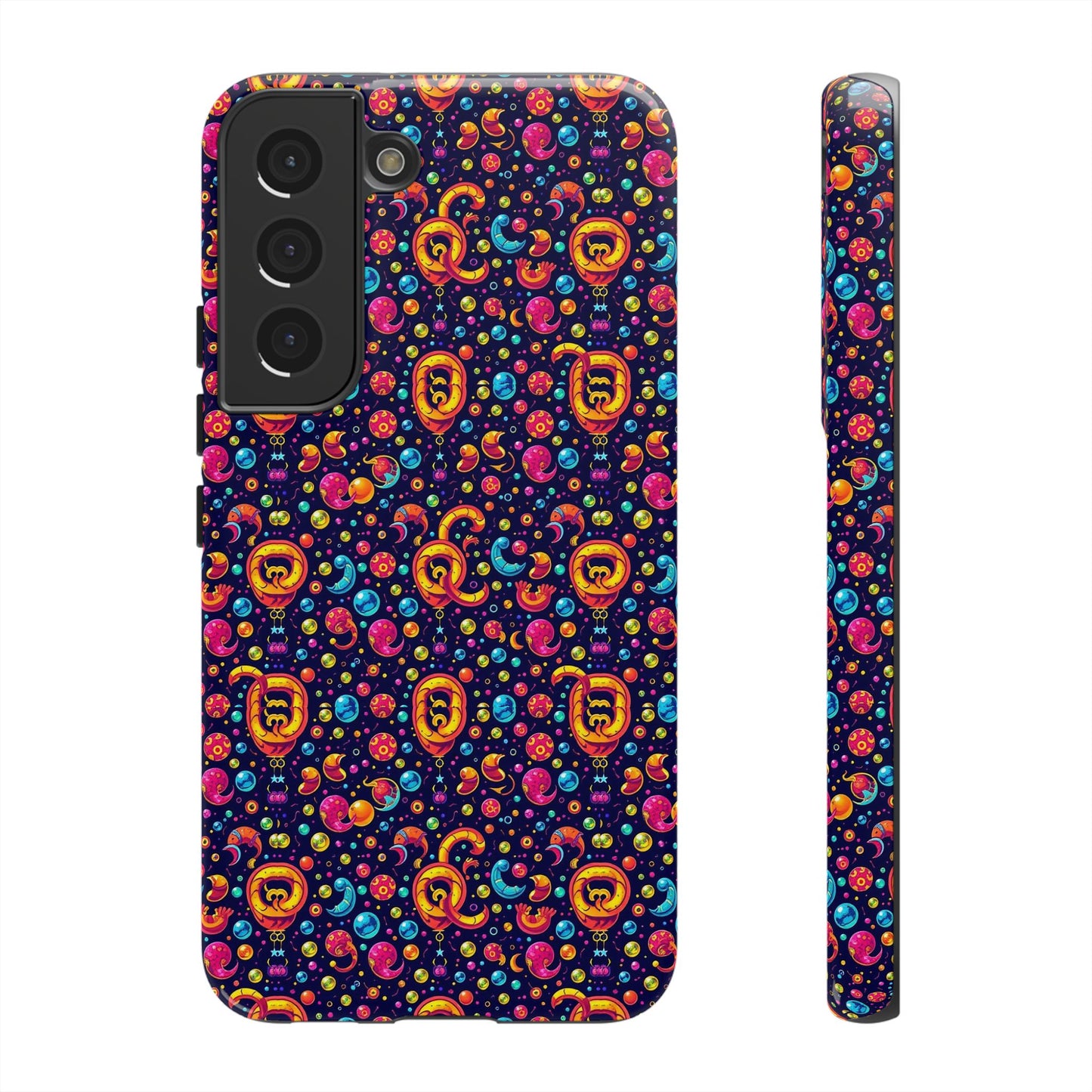 Tough Cases, Aquarius, Zodiac v1, Bubble Pattern