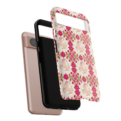 Tough Cases, Capricorn, Zodiac v3, Flower Pattern