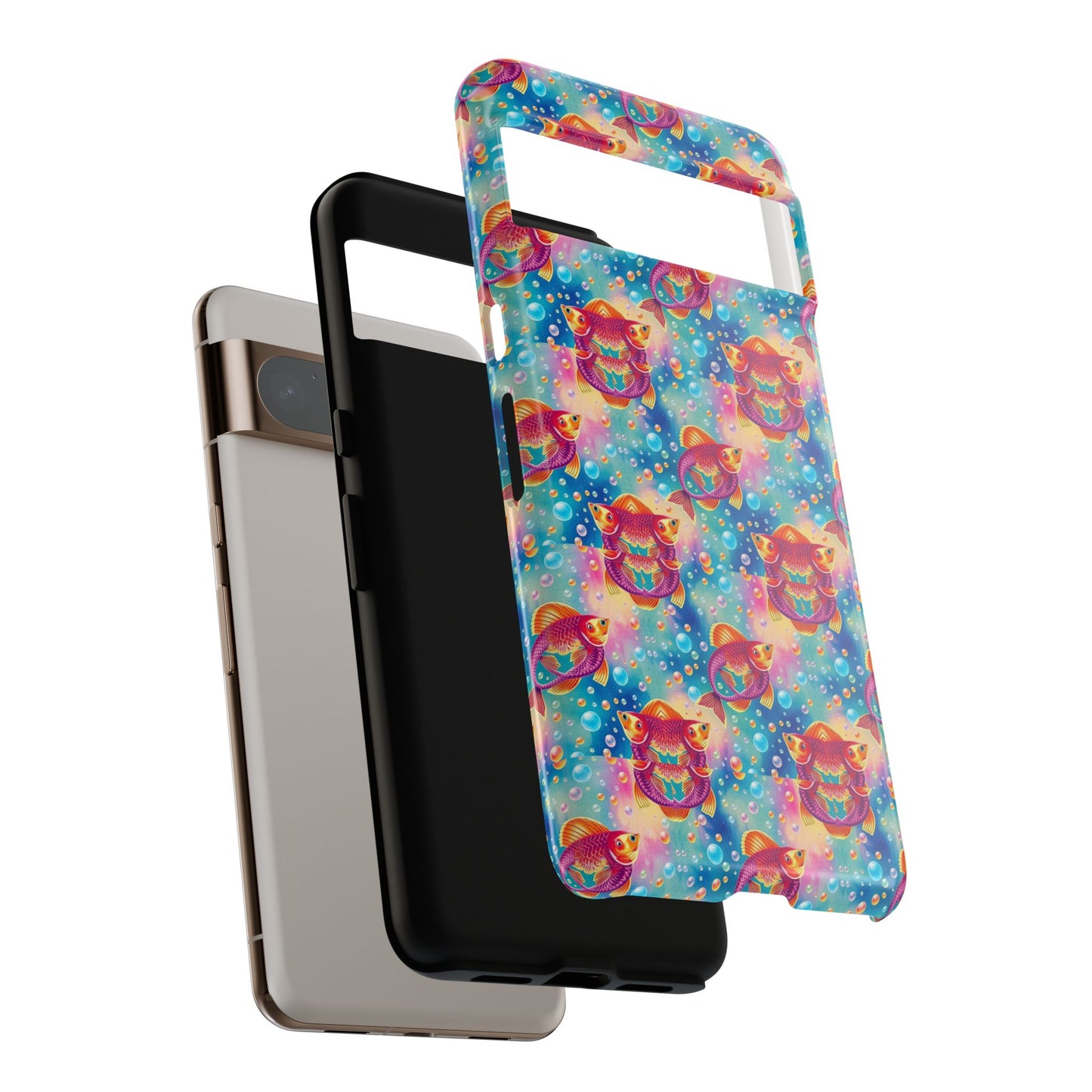 Tough Cases, Pisces, Zodiac v1, Bubble Pattern