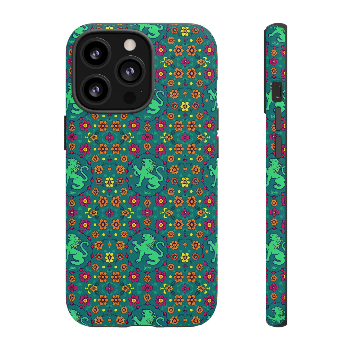 Tough Cases, Leo, Zodiac v3, Flower Pattern