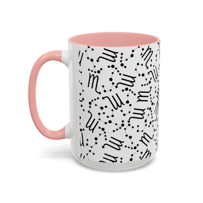 Accent Coffee Mug with the Scorpio sign (11, 15oz)