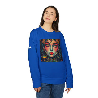 Adidas, Unisex Fleece Crewneck Sweatshirt, Libra, Pop Art v1, Zodiac