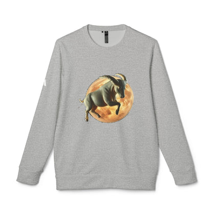 Adidas, Unisex Fleece Crewneck Sweatshirt, Taurus, Planet Animal, Zodiac