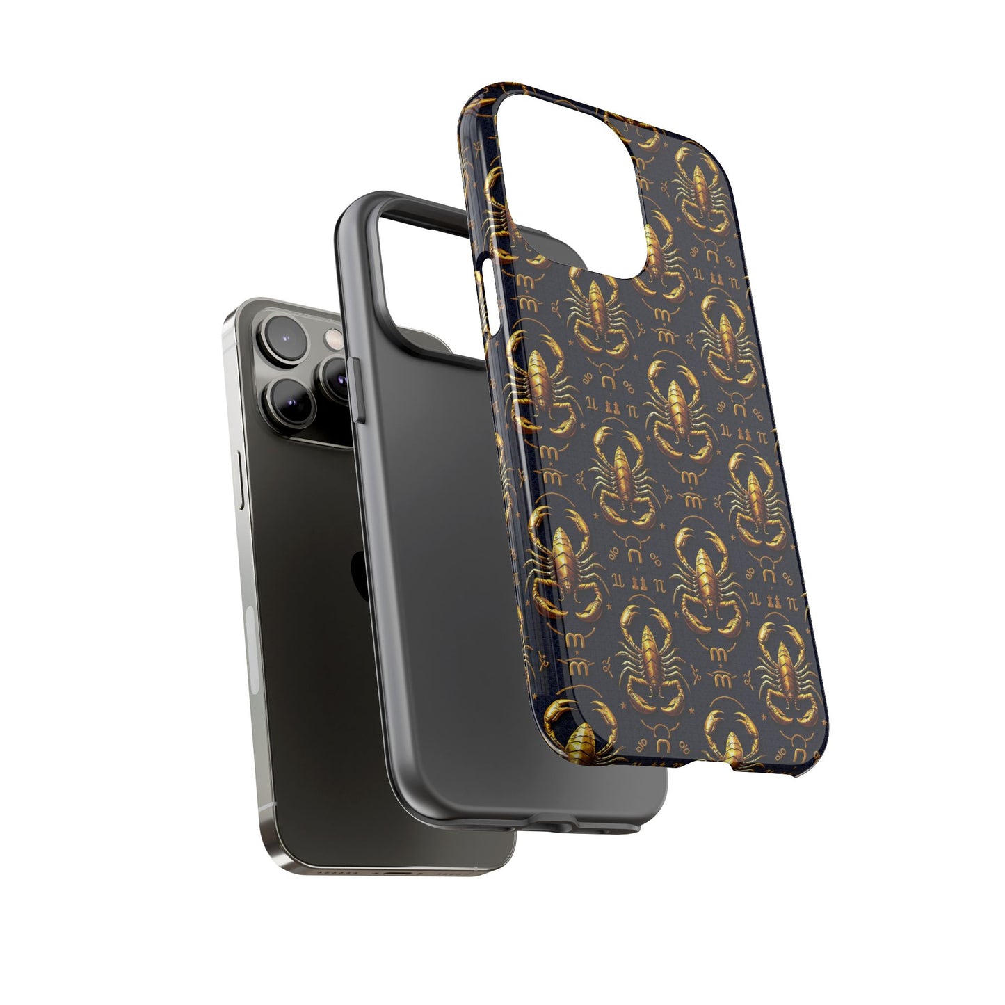 Tough Cases, Scorpio, Zodiac, Metal Pattern