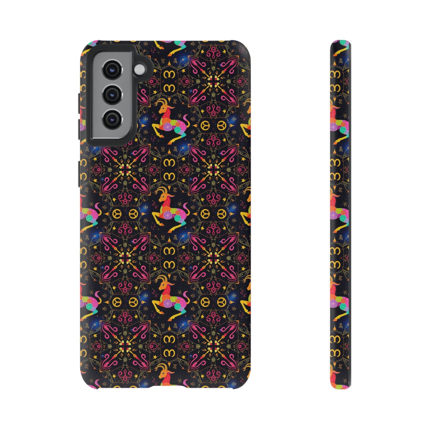 Tough Cases, Capricorn, Zodiac v2, Metal Pattern