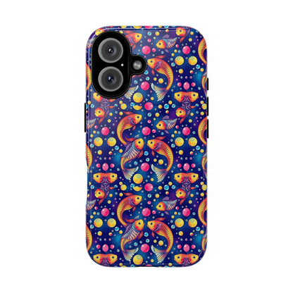 Tough Cases, Pisces, Zodiac, Bubble Pattern