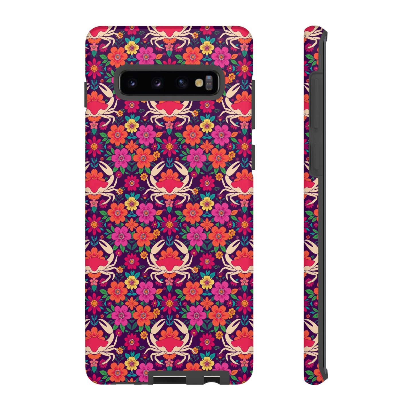 Tough Cases, Cancer, Zodiac v1, Flower Pattern