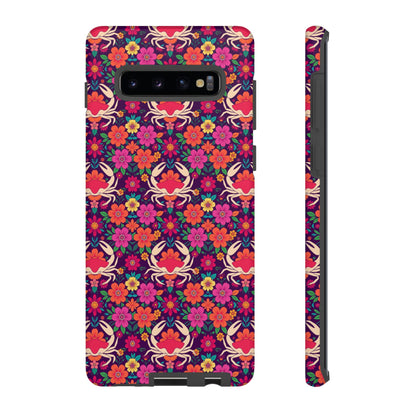 Tough Cases, Cancer, Zodiac v1, Flower Pattern