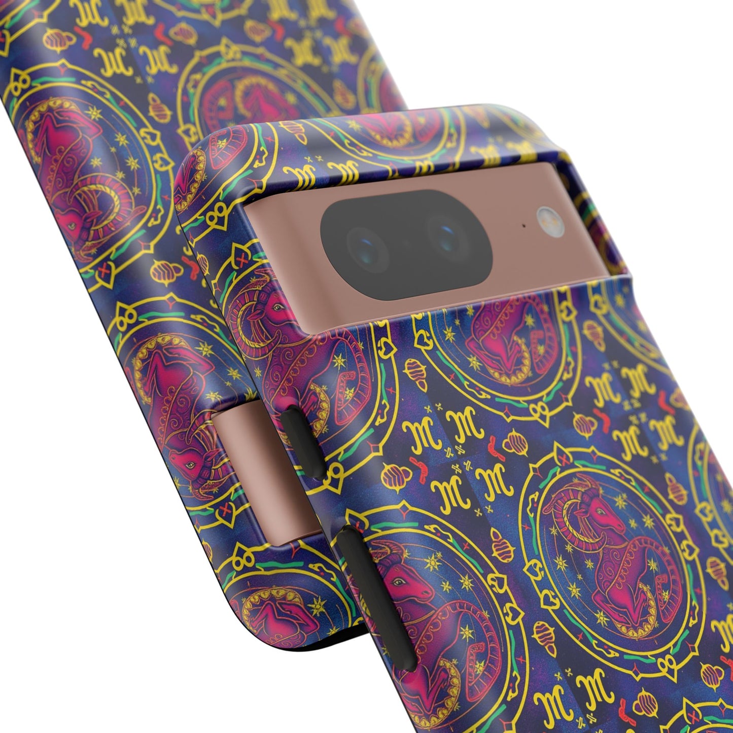 Tough Cases, Capricorn, Zodiac, Metal Pattern