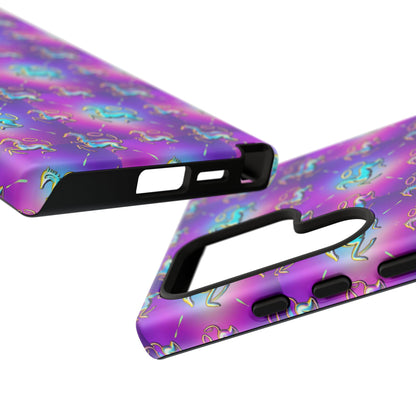 Tough Cases, Aquarius, Zodiac, Metal Pattern