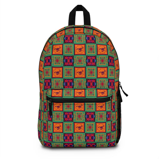 Backpack, Scorpio, Zodiac v2, Shapes Pattern