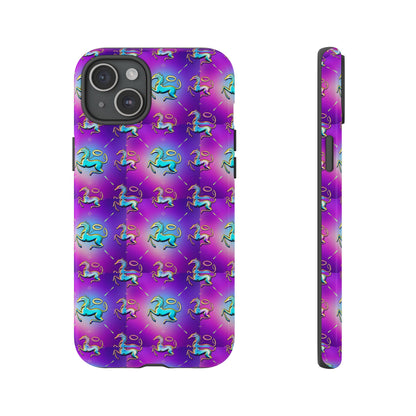 Tough Cases, Aquarius, Zodiac, Metal Pattern