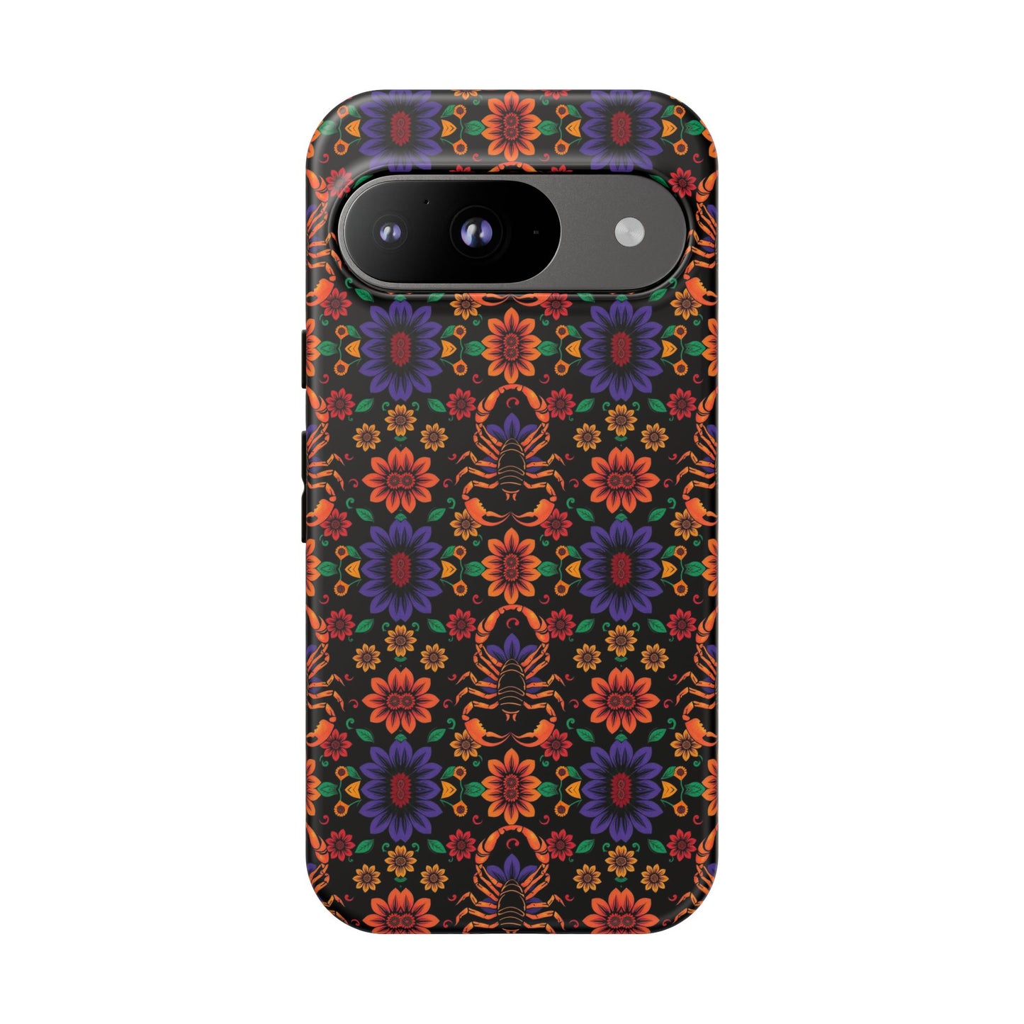 Tough Cases, Scorpio, Zodiac, Flower Pattern