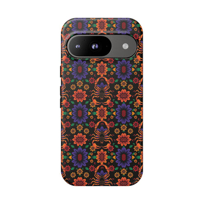 Tough Cases, Scorpio, Zodiac, Flower Pattern