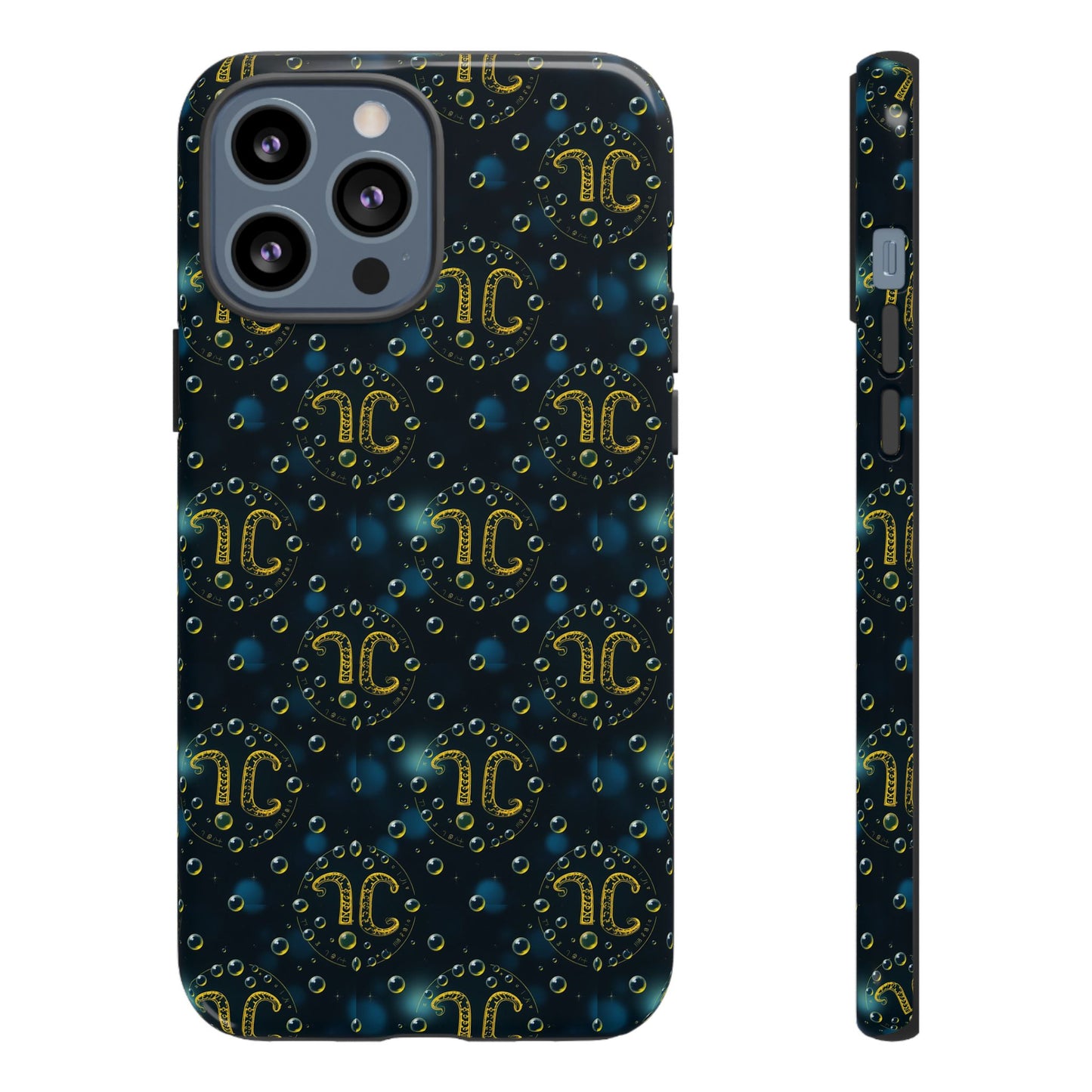 Tough Cases, Aquarius, Zodiac v2, Bubble Pattern