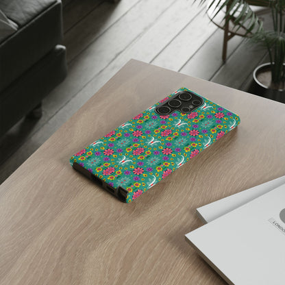 Tough Cases, Aquarius, Zodiac v4, Flower Pattern