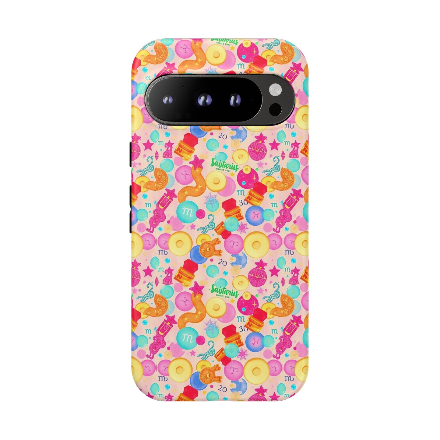 Tough Cases, Sagittarius, Zodiac v2, Bubble Pattern
