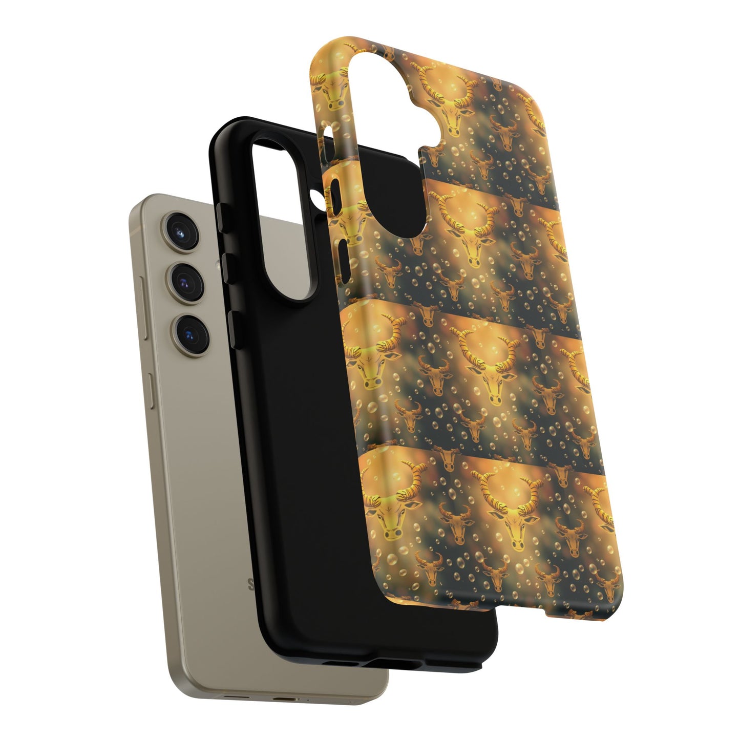 Tough Cases, Taurus, Zodiac v1, Bubble Pattern