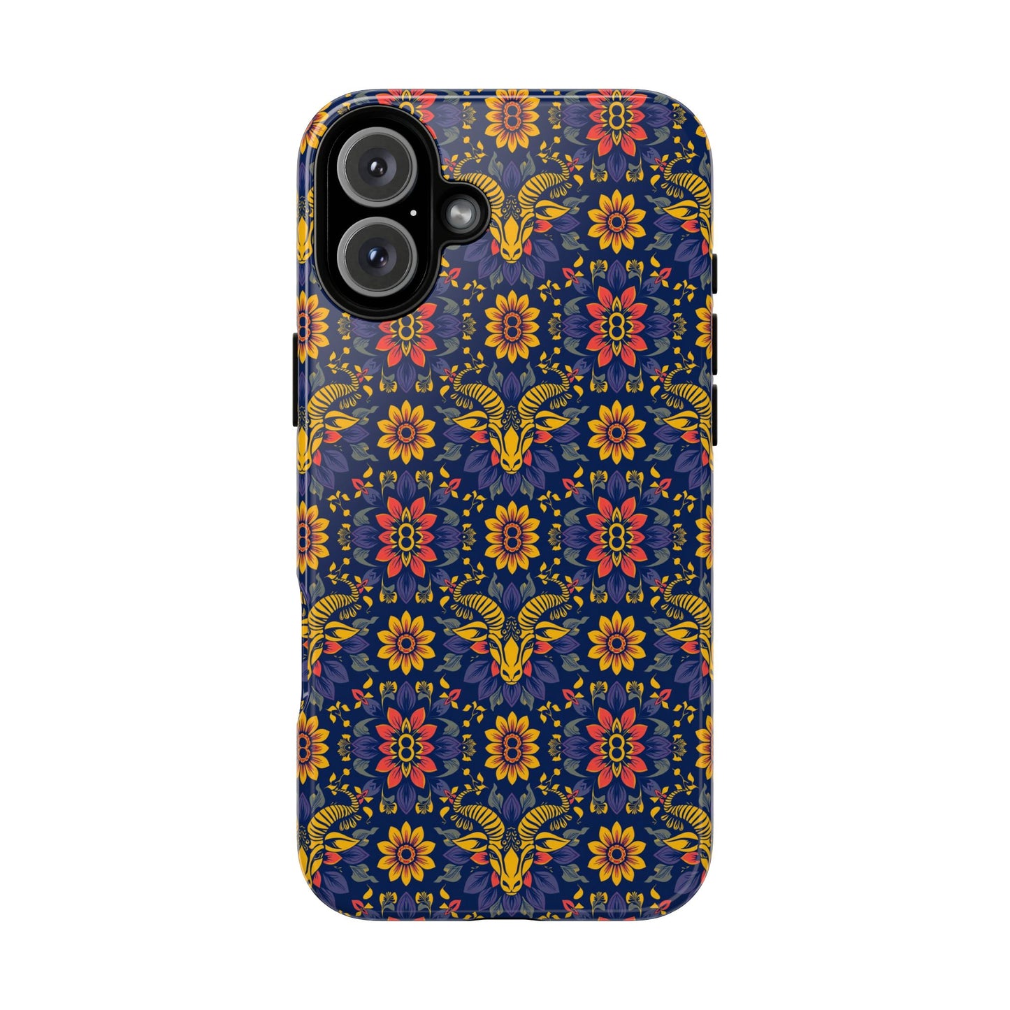 Tough Cases, Taurus, Zodiac v3, Flower Pattern