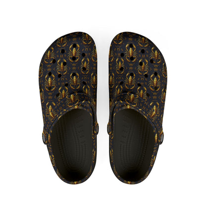 EVA Foam Rubber Shoes, (AOP), Scorpio, Zodiac, Pattern