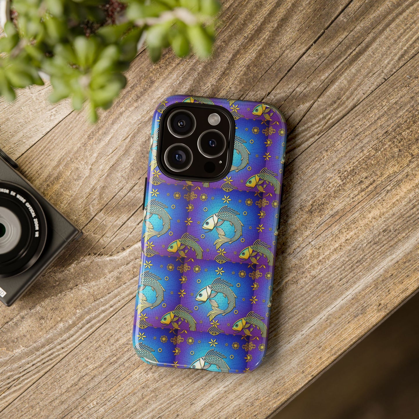 Tough Cases, Pisces, Zodiac v2, Metal Pattern
