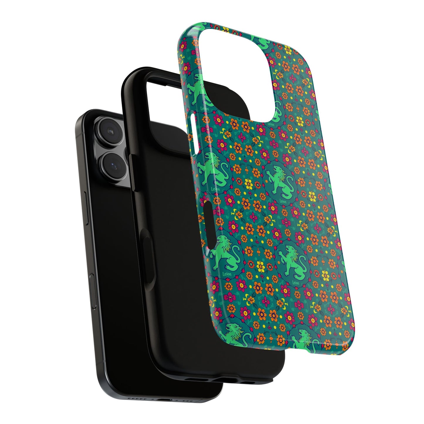 Tough Cases, Leo, Zodiac v3, Flower Pattern