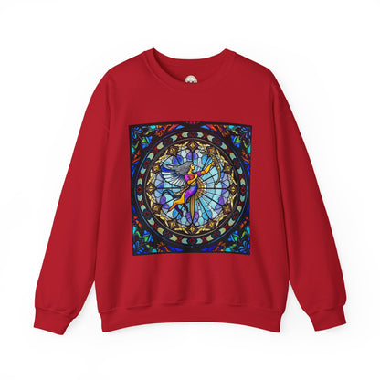 Unisex Heavy Blend™ Crewneck Sweatshirt, Glass, Sagittarius Zodiac Design