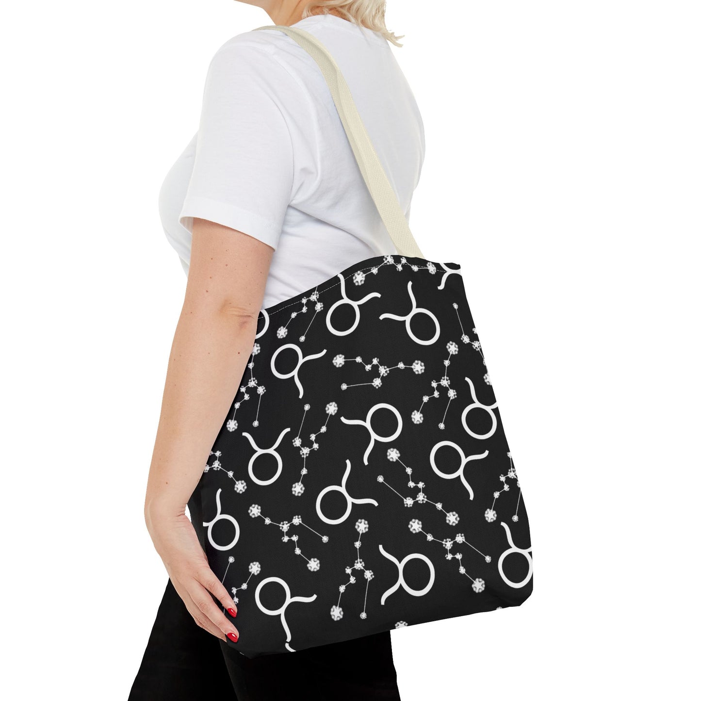 Tote Bag Taurus Zodiac sign AOP
