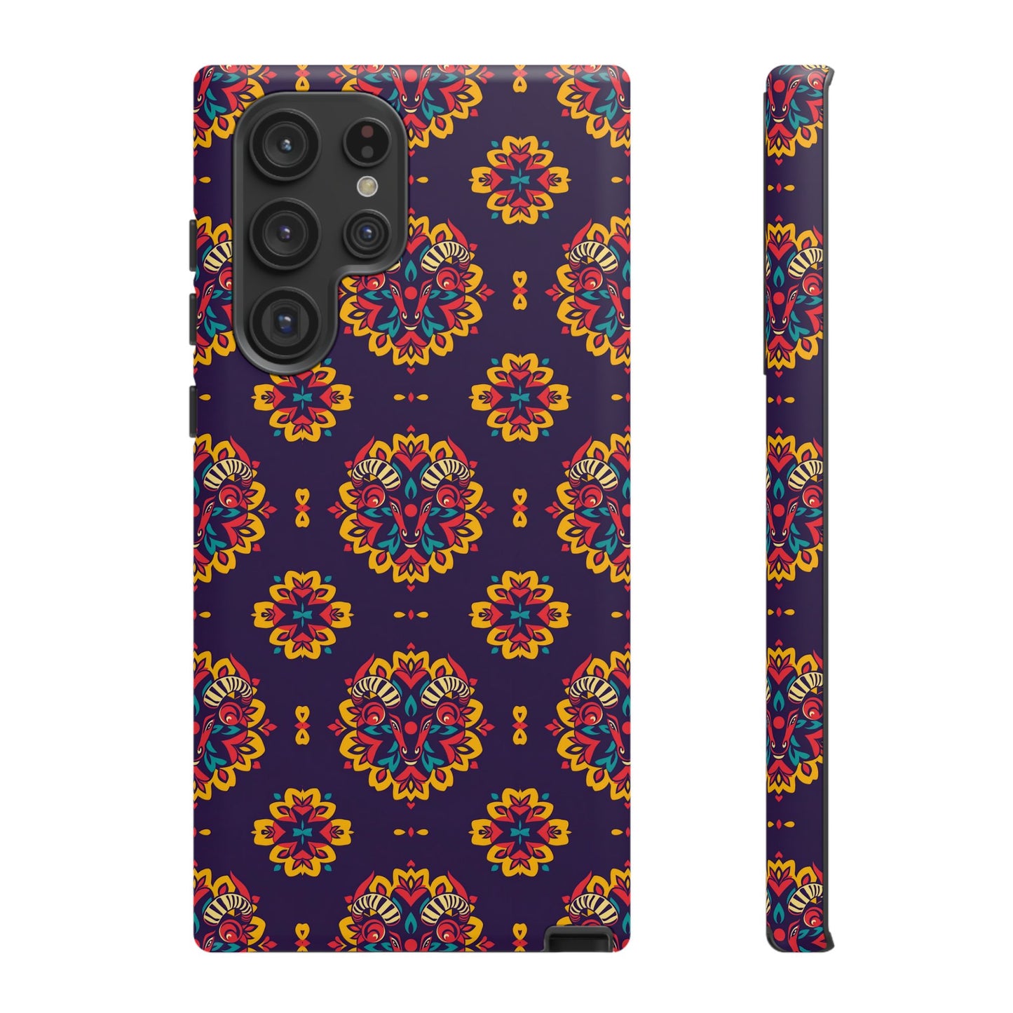 Tough Cases, Taurus, Zodiac, Flower Pattern