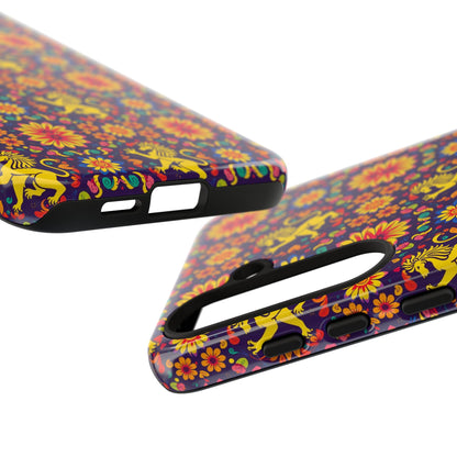 Tough Cases, Leo, Zodiac, Flower Pattern