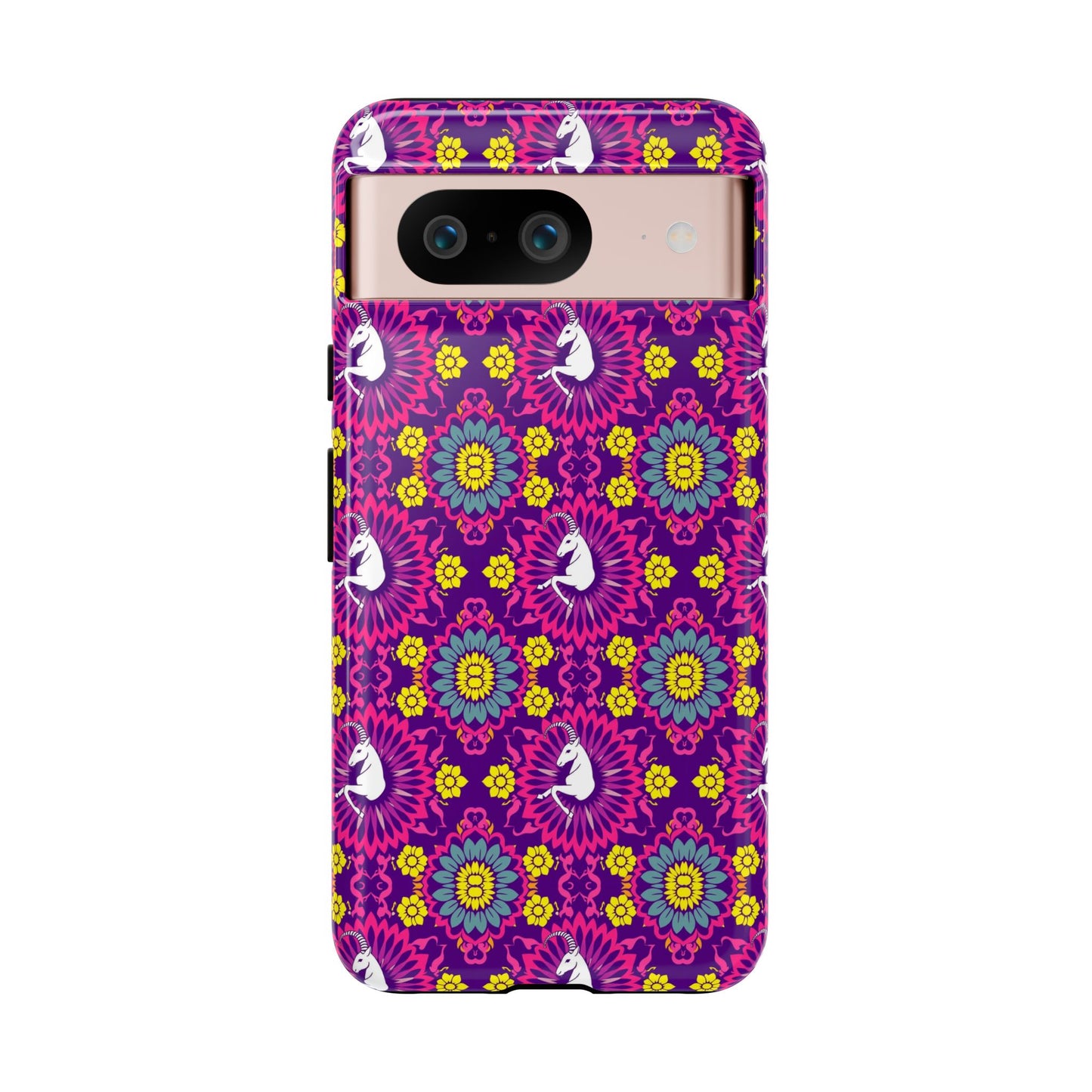 Tough Cases, Capricorn, Zodiac, Flower Pattern