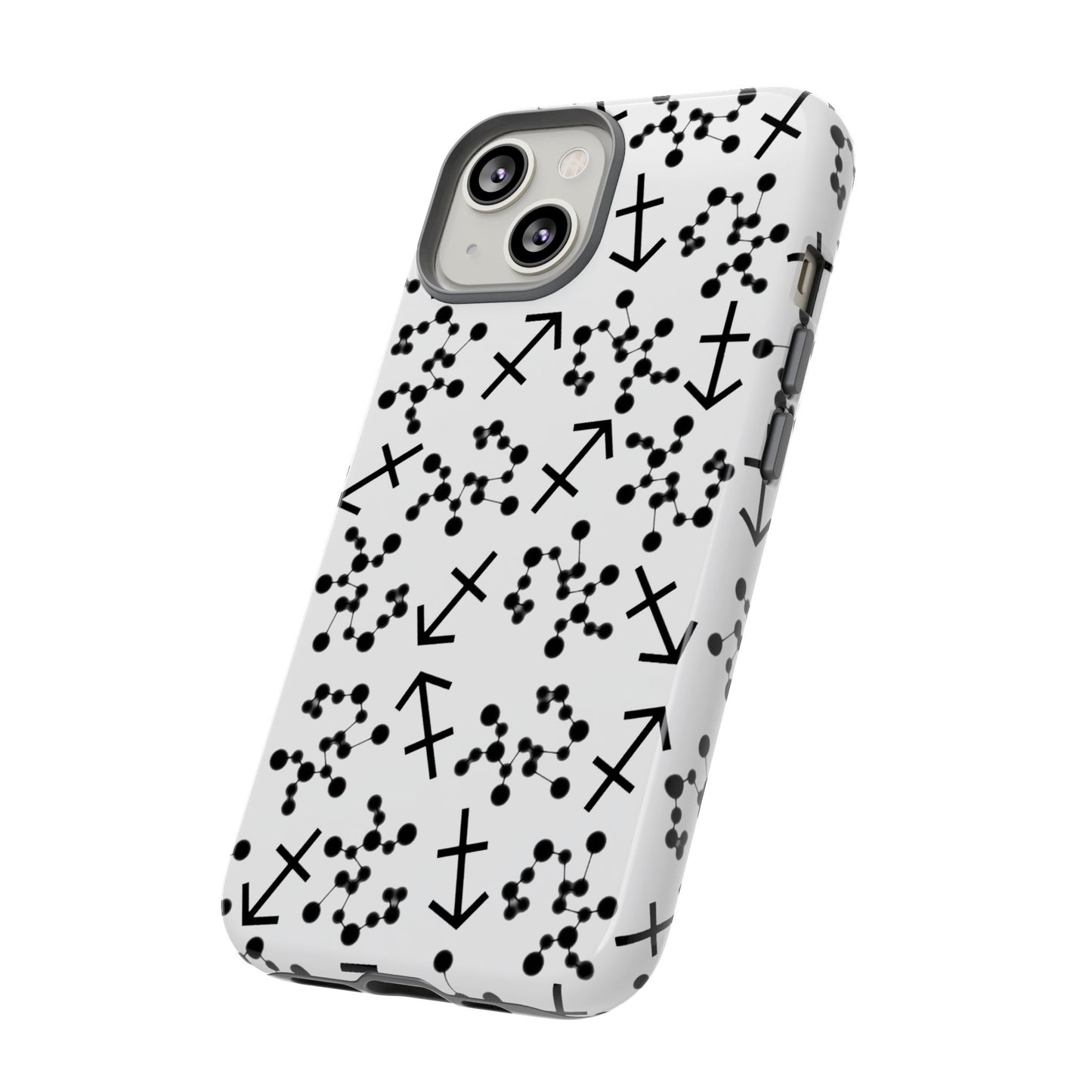 Tough Cases with the Sagittarius Zodiac sign for iPhone, Samsung Galaxy, and Google Pixel devices