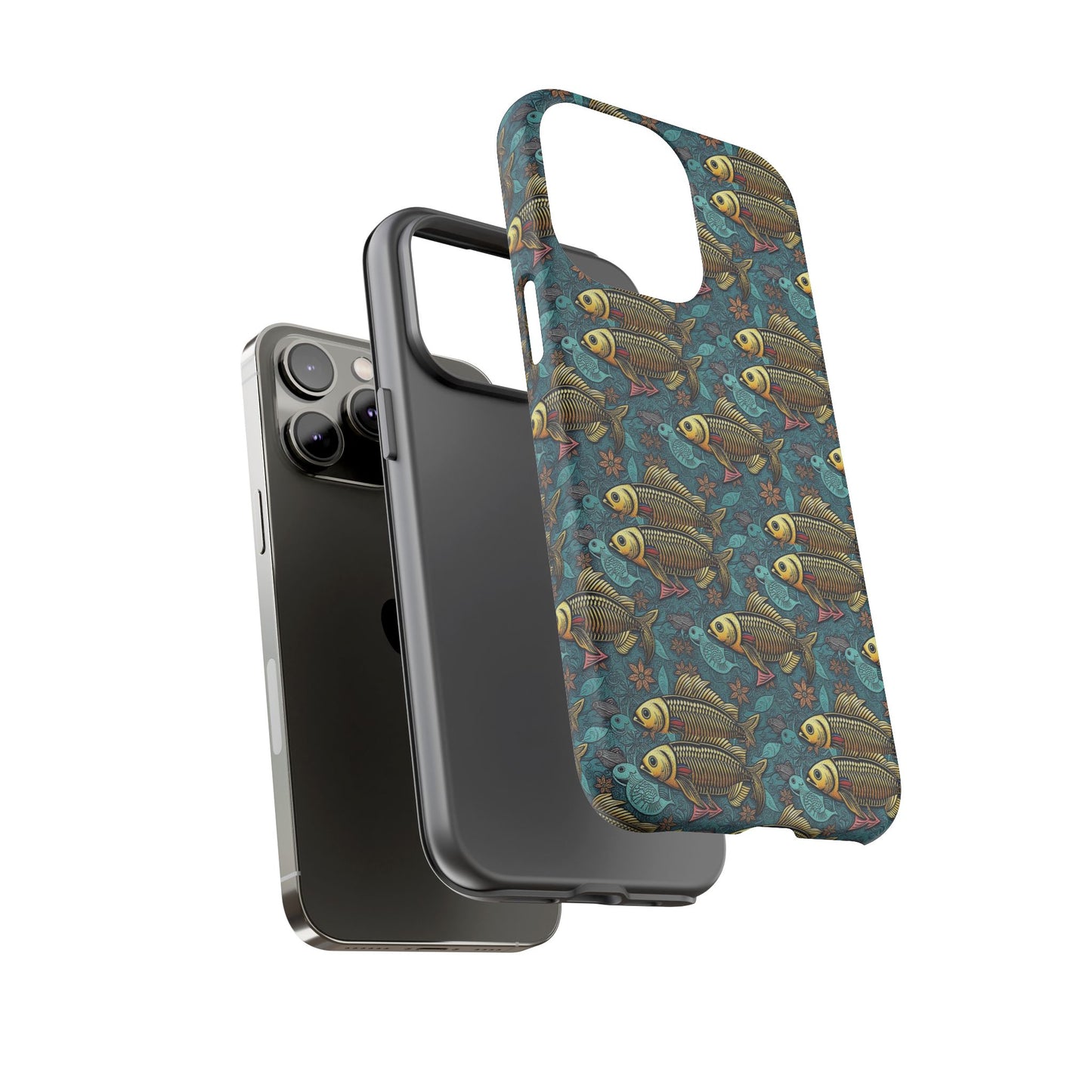Tough Cases, Pisces, Zodiac v1, Metal Pattern